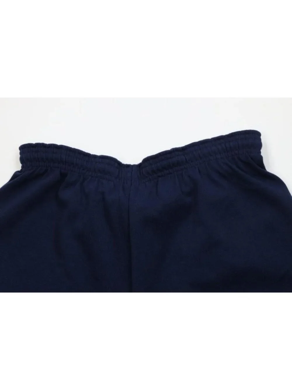 Vintage 90s Russell Athletic Mens Size Medium Blank Above Knee Shorts Navy Blue